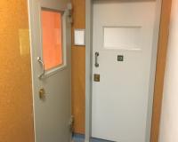 Custodial door with Chubb leaf mounted lock