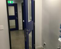 Motura Multipoint locking system in Armasheild ballistic door